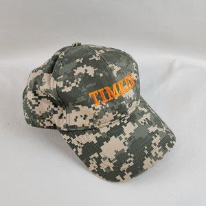 Timken Hat Mens Adjustable Green Hook Loop Cap Digital Camo Timken Outdoors